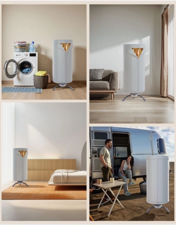 Screenshot 2025-12-02 184144 Compact Electric Clothes Dryer, 900W Heated Clothes Airer Drying Pod, 2-layer