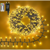 Ollny Outdoor Christmas Lights 15m 1000 LEDs Mains Powered Waterproof String Lights – Warm White