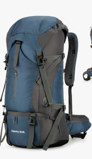 Large Capacity & Multiple CompartmentsThe 65L+5L hiking backpa