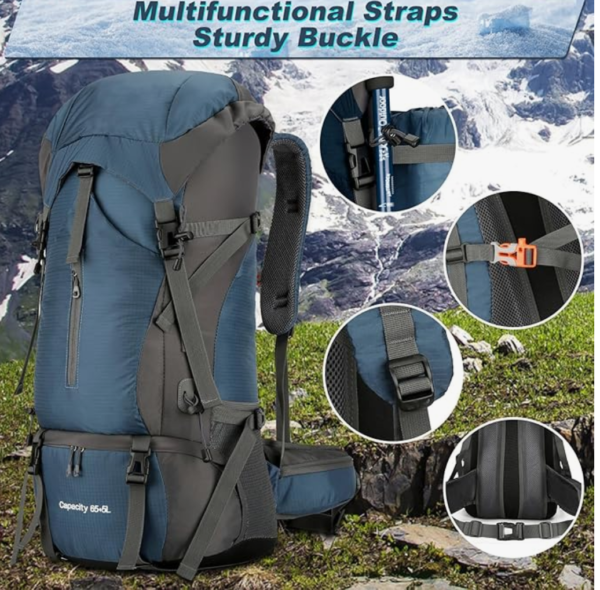 Screenshot 2025-12-10 011121 Large Capacity & Multiple CompartmentsThe 65L+5L hiking backpa