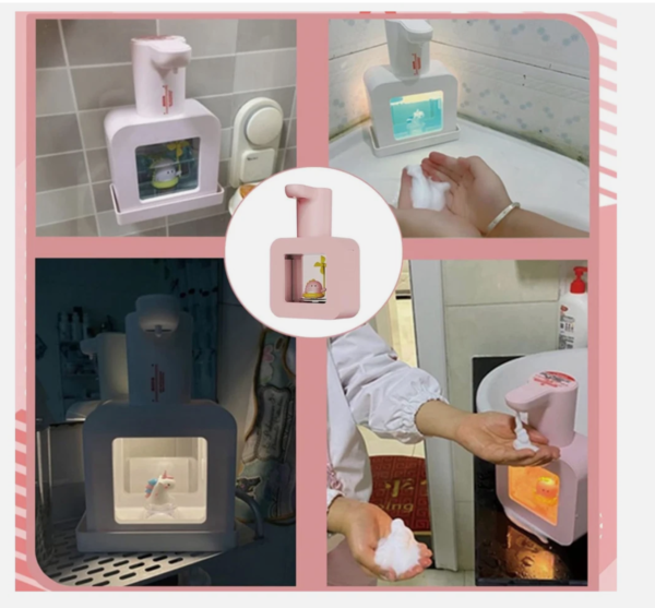 Automatic Foam Soap Dispenser - Cute Kids Touchless Dinosaur Hand Soap Dispens