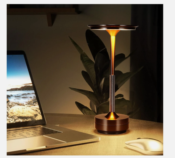 Table Lamp - Modern Cordless Rechargeable Bedside Lamp Dimmable 3 Lighting Color