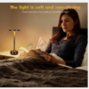 Table Lamp - Modern Cordless Rechargeable Bedside Lamp Dimmable 3 Lighting Color
