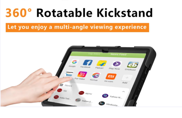 Honor Pad X8a Case 11 inch 2024 Shockproof Heavy Duty Kids Cover with 360° Stand – Navy Blue