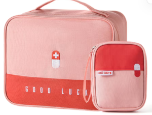 Compact First Aid Kit Portable Medicine Bag Multifunctional for Home Office Car Camping