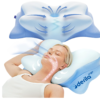 DERILA ERGO Memory Foam Pillow for Neck Support – Ergonomic Design