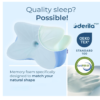DERILA ERGO Memory Foam Pillow for Neck Support – Ergonomic Design