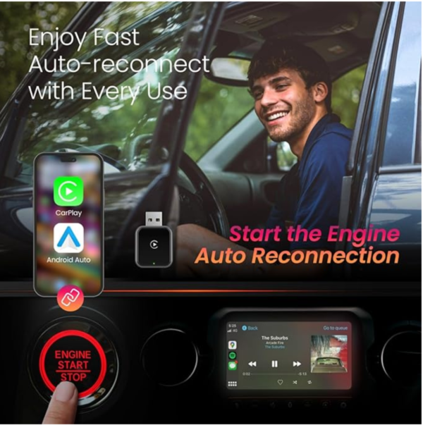 Screenshot 2025-12-31 035920 CarPlay Wireless Dongle for iPhone Android 5GHz WiFi Connection – USB-A/USB-C