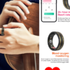Smart Ring Heart Rate Blood Pressure Monitor Sleep Tracker – Waterproof for Men Women