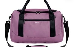 ECOHUB Ryanair Cabin Bag Underseat Luggage with Shoulder Strap – Pink