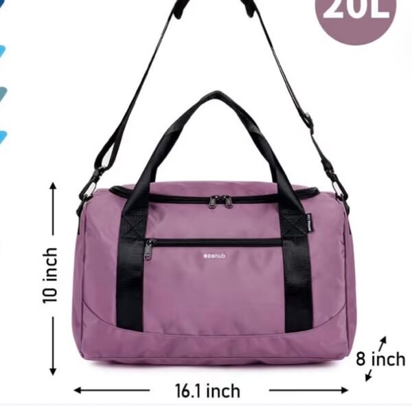 ECOHUB Ryanair Cabin Bag Underseat Luggage with Shoulder Strap – Pink