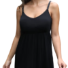 Maternity Nightdress Lace Trim Nursing Nightgown – Black M