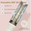 webeauty Automatic Hair Curler,Rotating Hair Curler with Innovative Air System, Curling Tongs,Curling Wand,100-240V,180°- 230°C,27mm Heating Panel