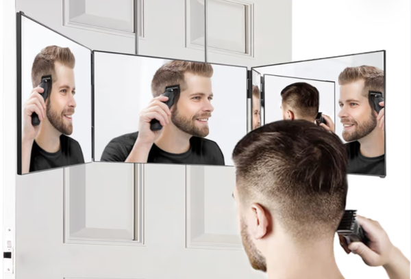 Screenshot 2026-01-10 232154 Vanexiss 3 Way Mirror,360 Mirror Self Cut Hair,Adjustable & Foldable Portable Trifold Mirror with Height Retractable Hook,for DIY Haircut,Hair Coloring,Hair Braiding,Shaving,Makeup