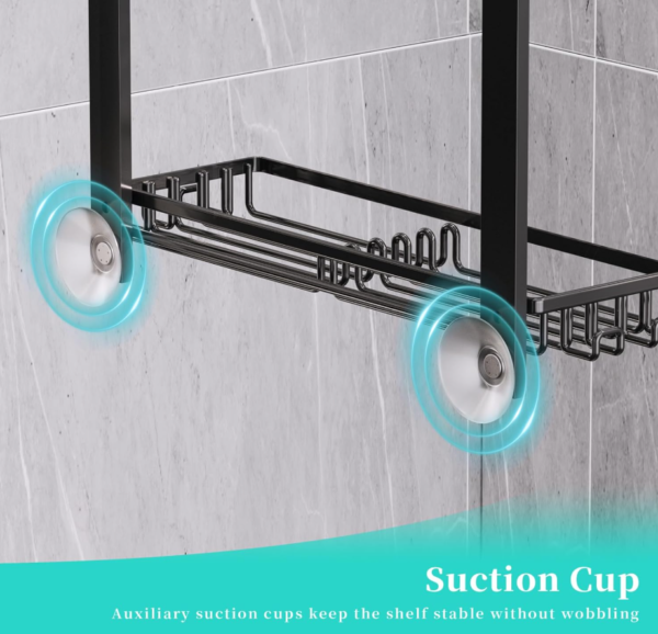 Screenshot 2026-01-15 174401 HapiRm Over The Door Shower Caddy - with 2 Soap Holders, 4 Tier Adjustable