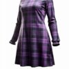 WhatsApp Image 2026-01-04 at 08.00.30 SENBATU Jumper Dress for Women Swing Christmas Dress with Pockets – Purple Black Plaid - Mixed Box