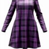 WhatsApp Image 2026-01-04 at 08.00.53 SENBATU Jumper Dress for Women Swing Christmas Dress with Pockets – Purple Black Plaid - Mixed Box
