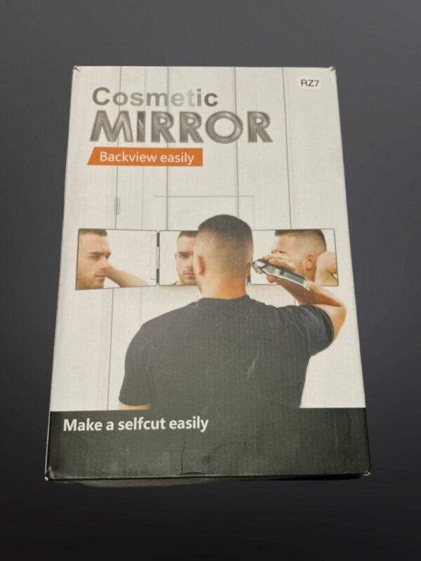 WhatsApp Image 2026-01-10 at 22.21.54 (9) Vanexiss 3 Way Mirror,360 Mirror Self Cut Hair,Adjustable & Foldable Portable Trifold Mirror with Height Retractable Hook,for DIY Haircut,Hair Coloring,Hair Braiding,Shaving,Makeup